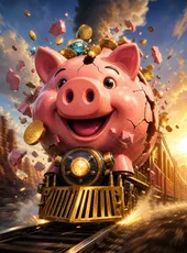 Jeu de casino Golden Panda : Crack the Piggy Bank Express