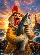 Jeu de casino Golden Panda : Big Catch Cluck
